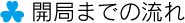 開局までの流れ